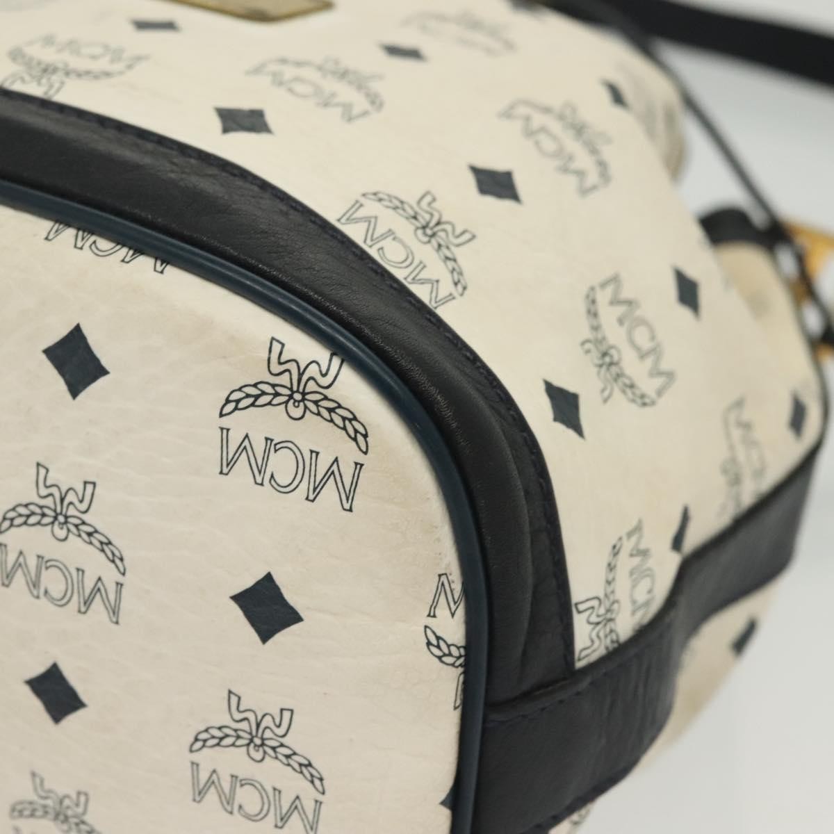 MCM Drawstring Shoulder Bag Leather