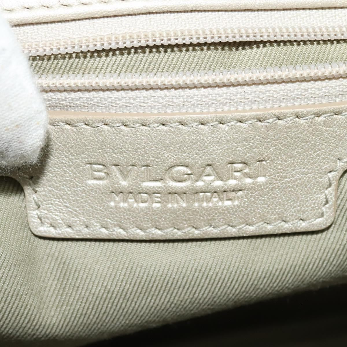 Bvlgari Chandra Flap Shoulder Bag Leather