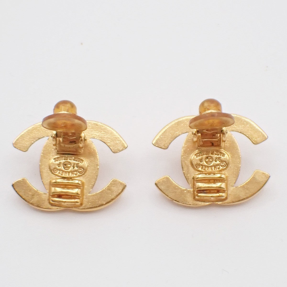 Chanel CC Turnlock Clip-On Earrings Metal