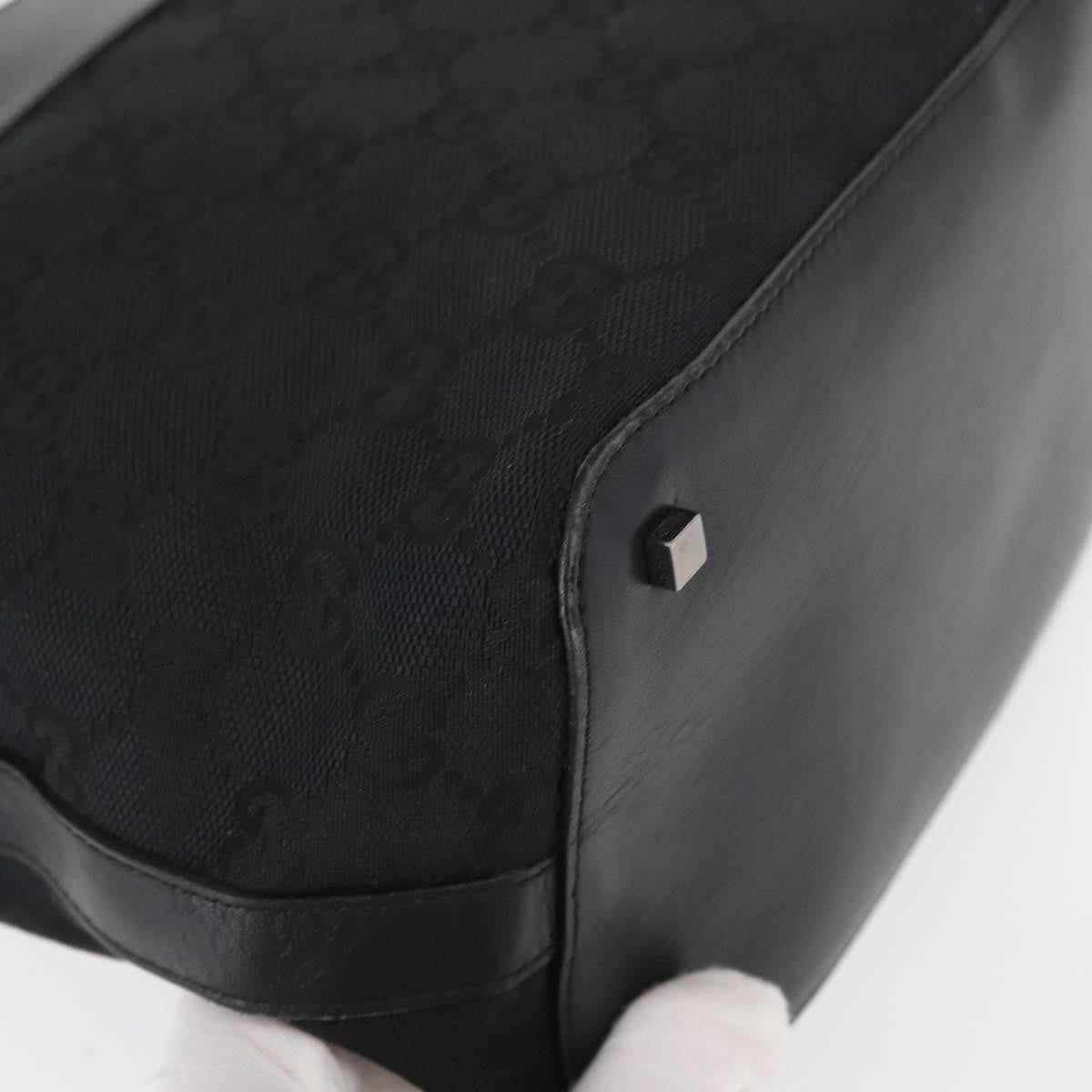 Gucci Vintage Shoulder Bag GG Canvas and Leather