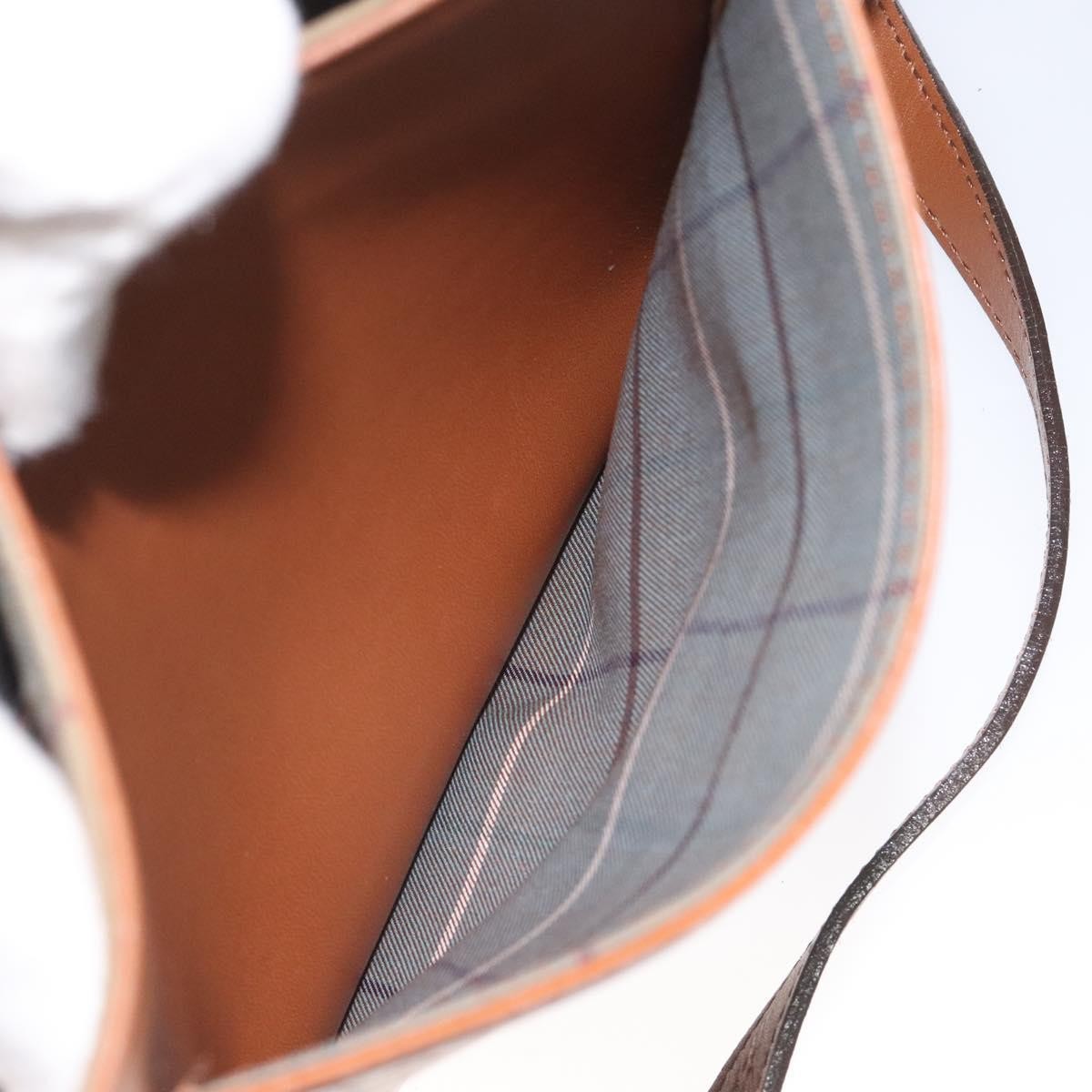 Burberry Vintage Flap Crossbody Bag Leather