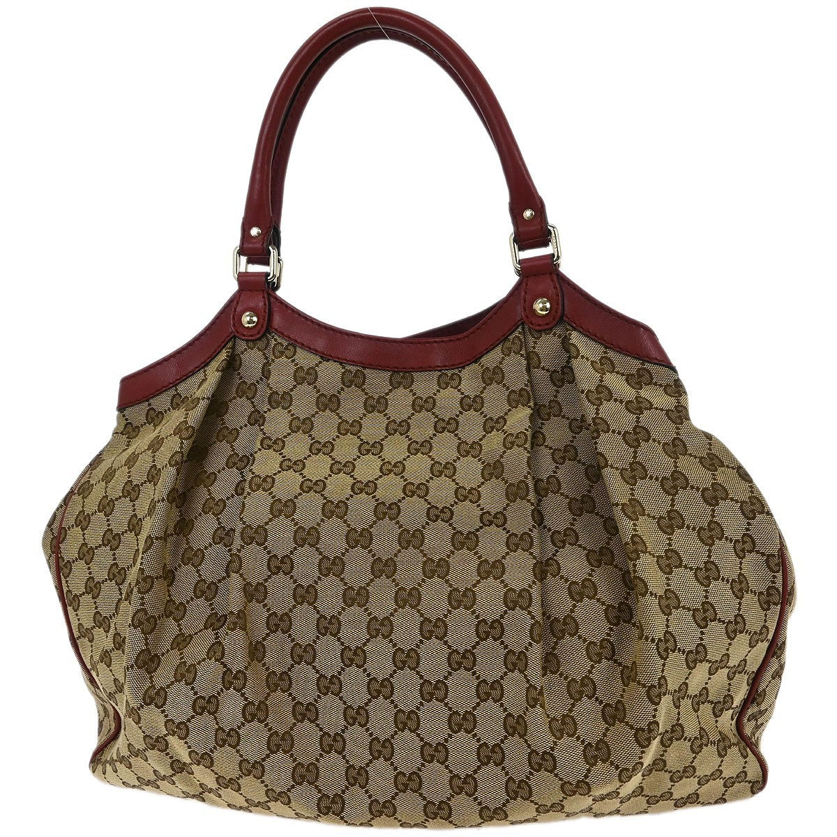 Gucci Sukey Tote GG Canvas with Leather