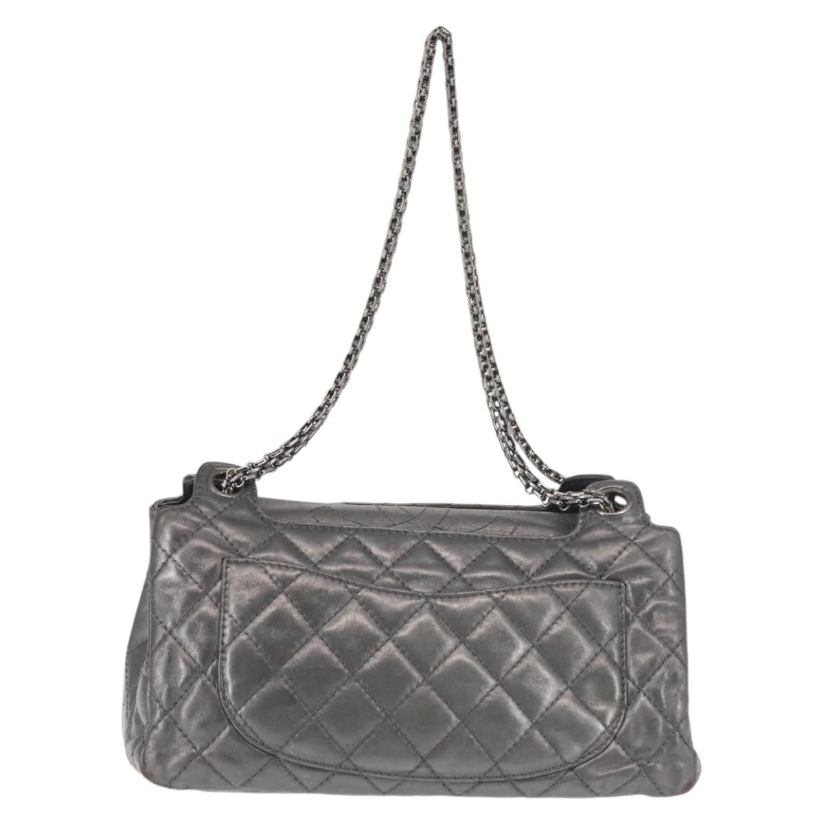 Chanel Reissue 2.55 Double Compartment Flap Bag Quilted Aged Calfskin