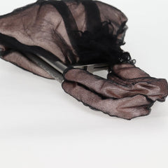 Chanel Drawstring Bucket Bag Chevron Patchwork Canvas