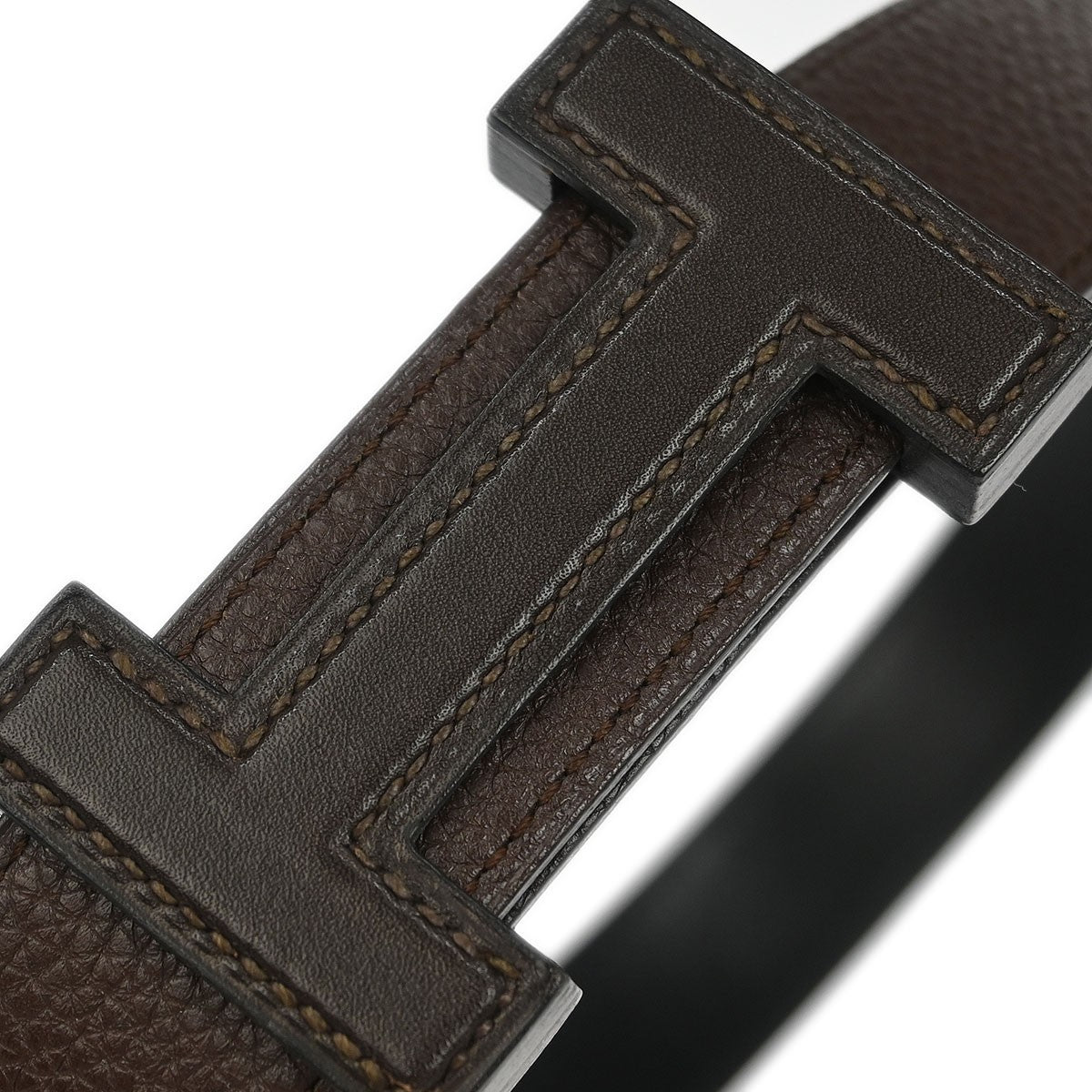 Hermes Constance Reversible Belt Leather