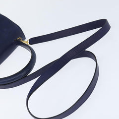 Celine Circle Logo Handbag Leather