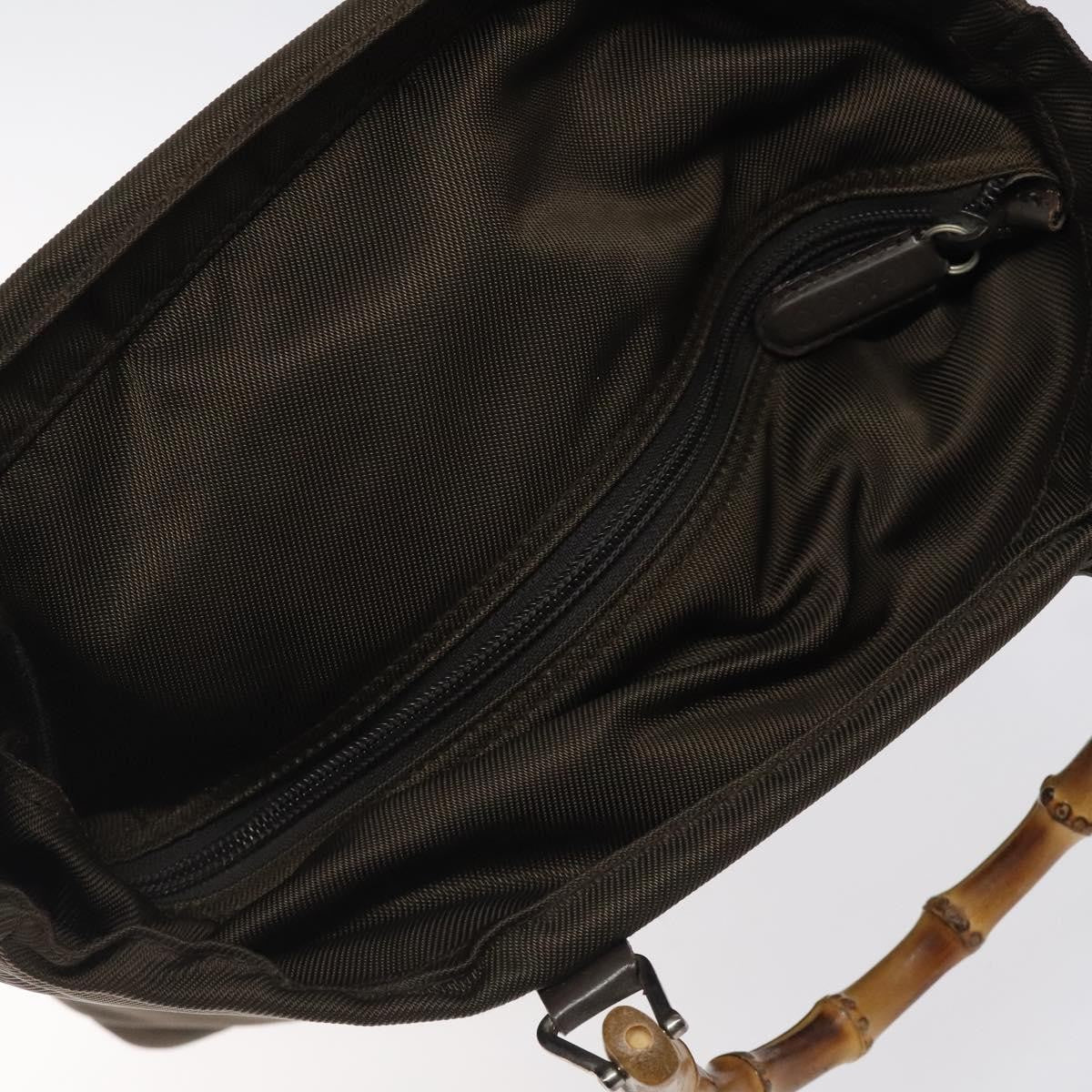 Gucci Vintage Bamboo Handle Tote Nylon