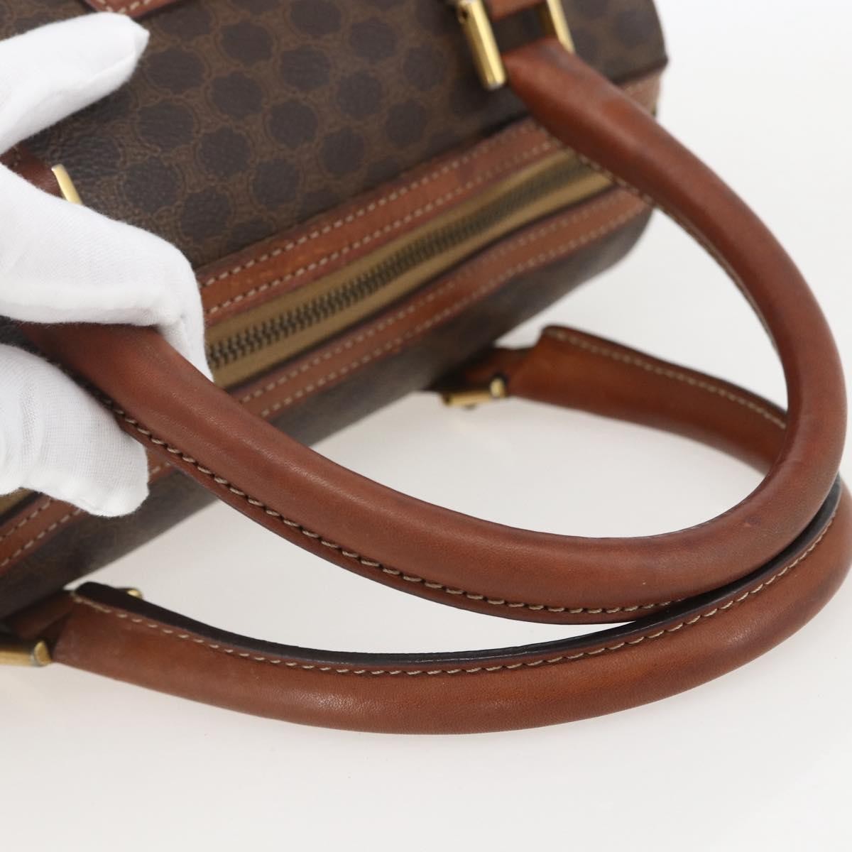 Celine Boston Bag Triomphe Coated Canvas