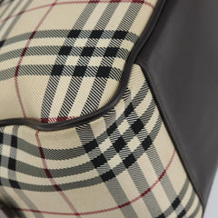 Burberry Nova Check Bowling Bag Canvas