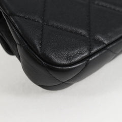 Chanel Lady Handle Flap Card Holder on Chain Quilted Calfskin