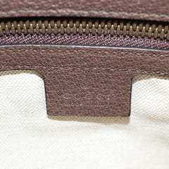 Gucci Ophidia Zip Shoulder Bag GG Coated Canvas