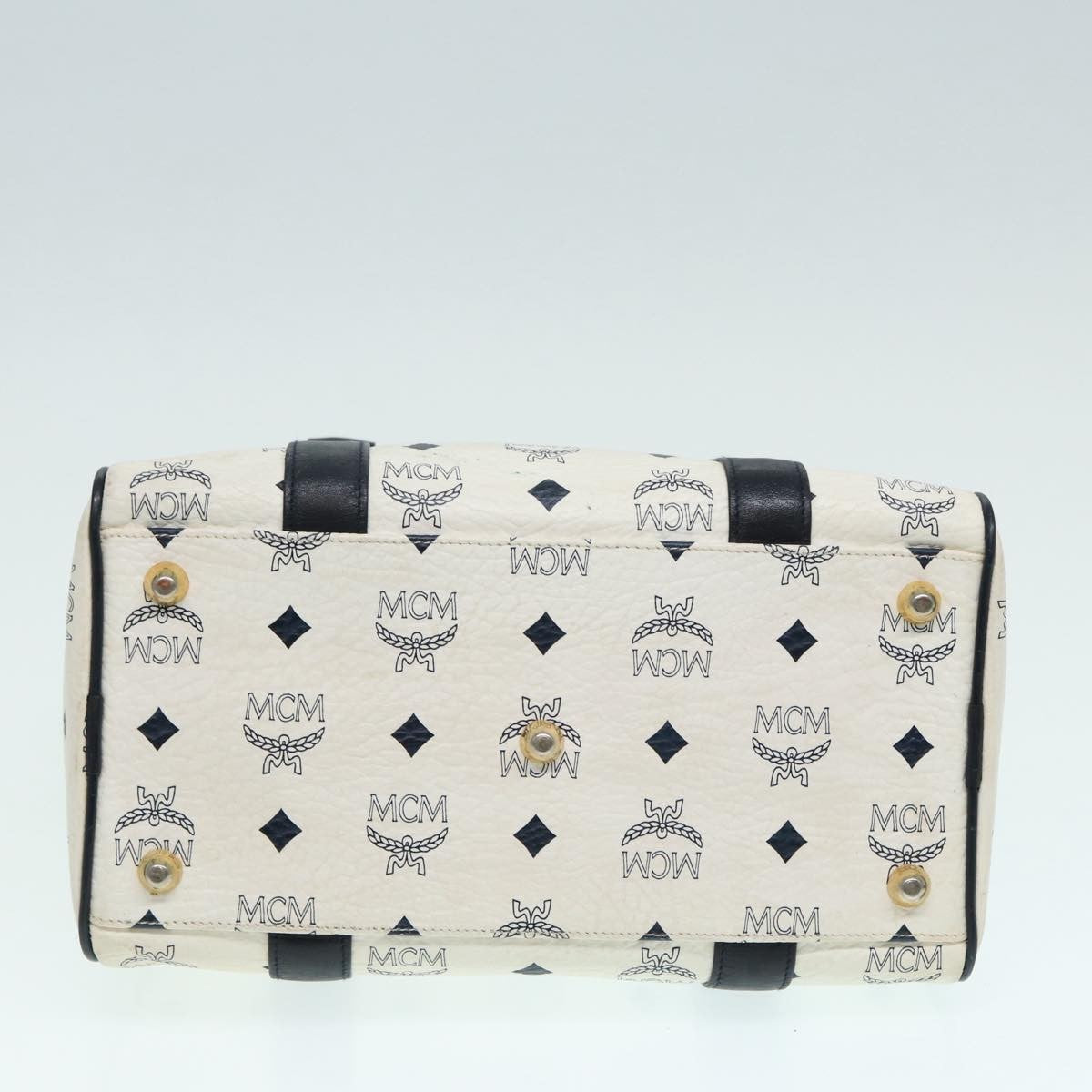 MCM Visetos logogramme Handbag Canvas and Leather