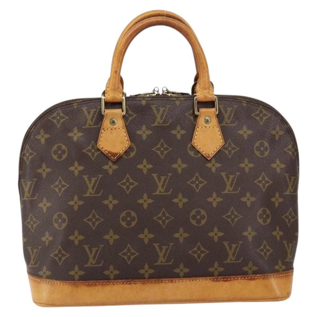 Louis Vuitton Alma Handbag Monogram Canvas