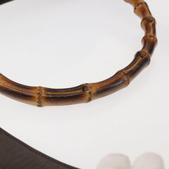 Gucci Sherry bamboo Shoulder Bag Nylon