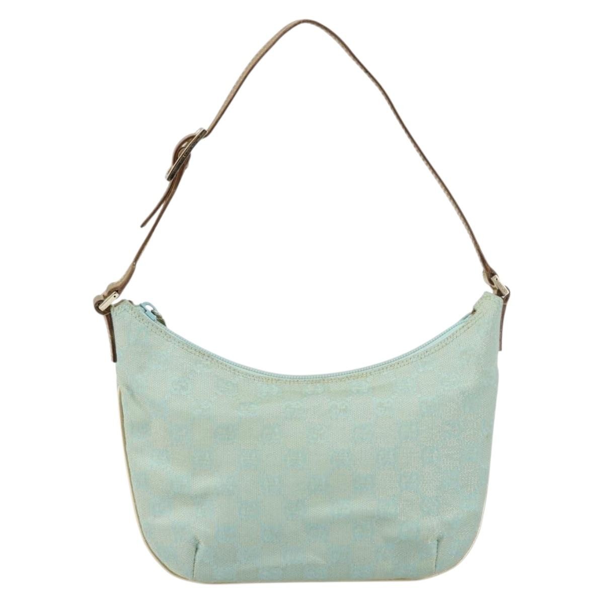 Gucci Vintage Pochette Shoulder Bag GG Canvas