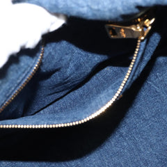 Prada Canapa Convertible Tote Denim