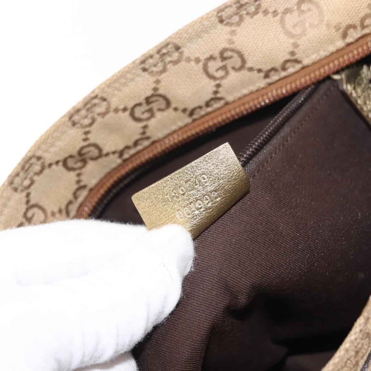 Gucci Web Strap Messenger Bag GG Canvas