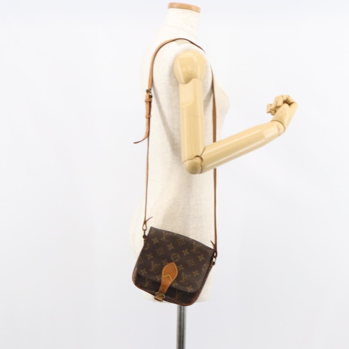 Louis Vuitton Cartouchiere Handbag Monogram Canvas