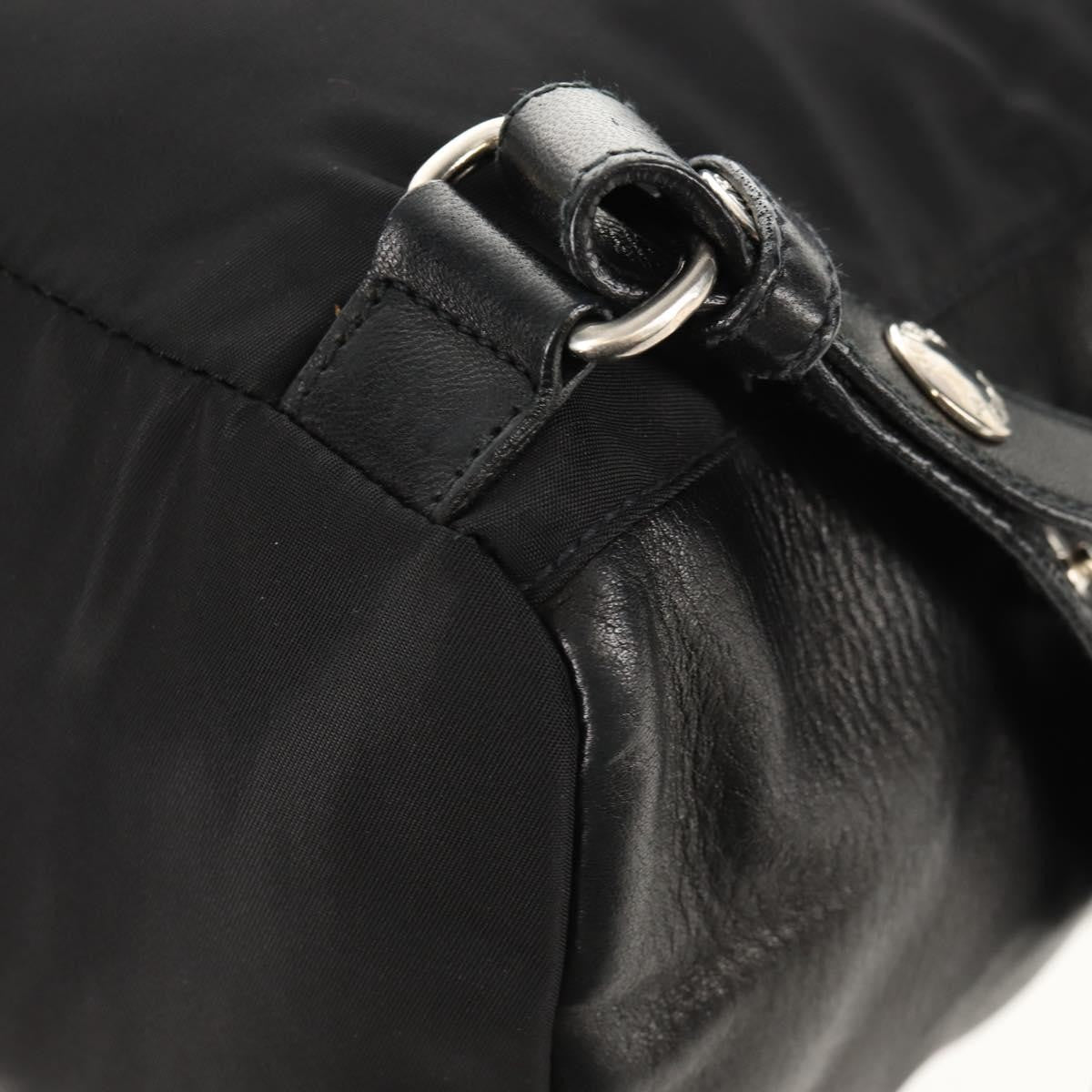 Prada Buckle Backpack Quilted Tessuto