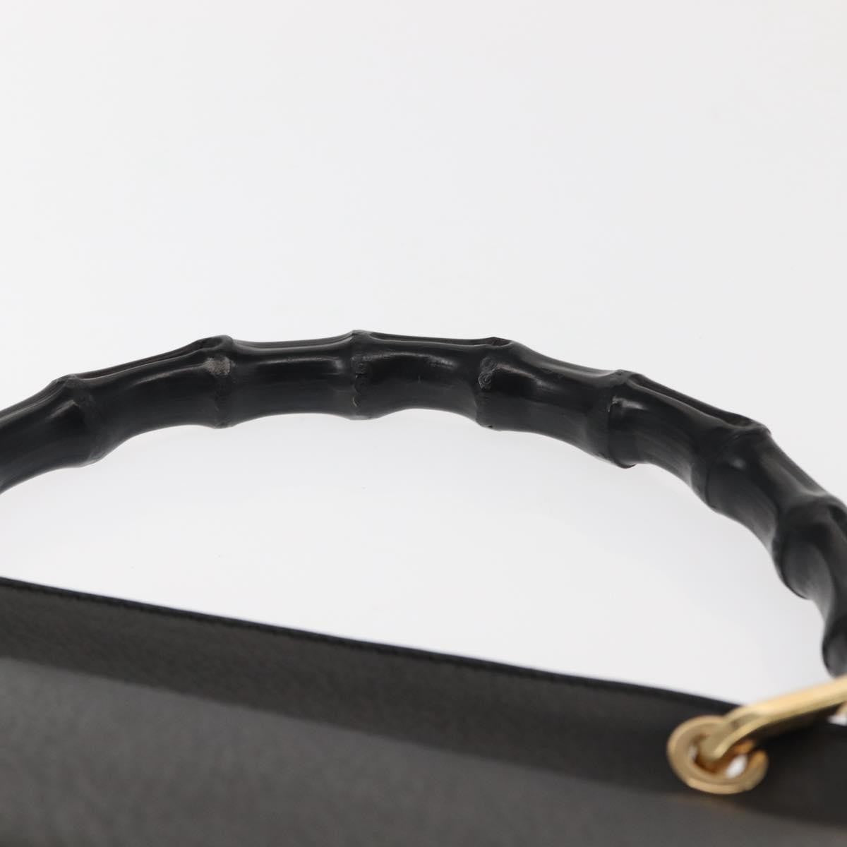 Gucci Vintage Bamboo Handle Bag Leather