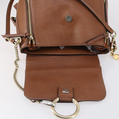 Chloe Faye Backpack Leather and Suede