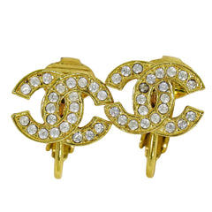Chanel Vintage CC Clip-On Earrings Metal
