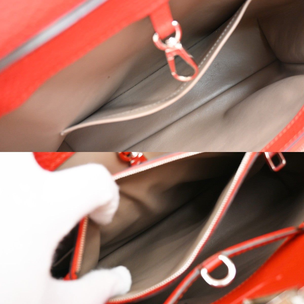 Louis Vuitton Capucines Bag Leather