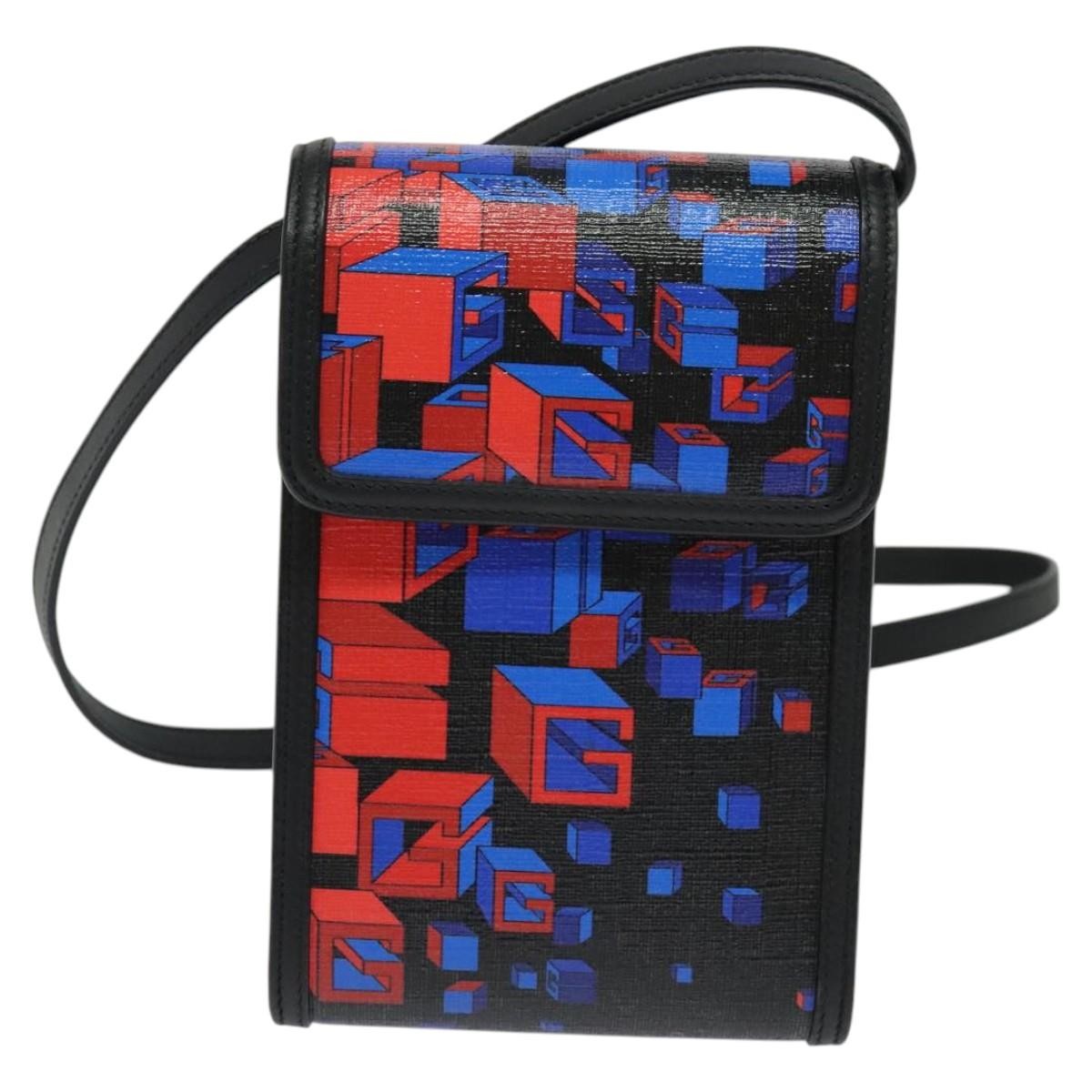 Gucci Flap Square Shoulder Bag Canvas