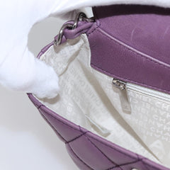 Chanel Crescent Chain Shoulder Bag Quilted Lambskin