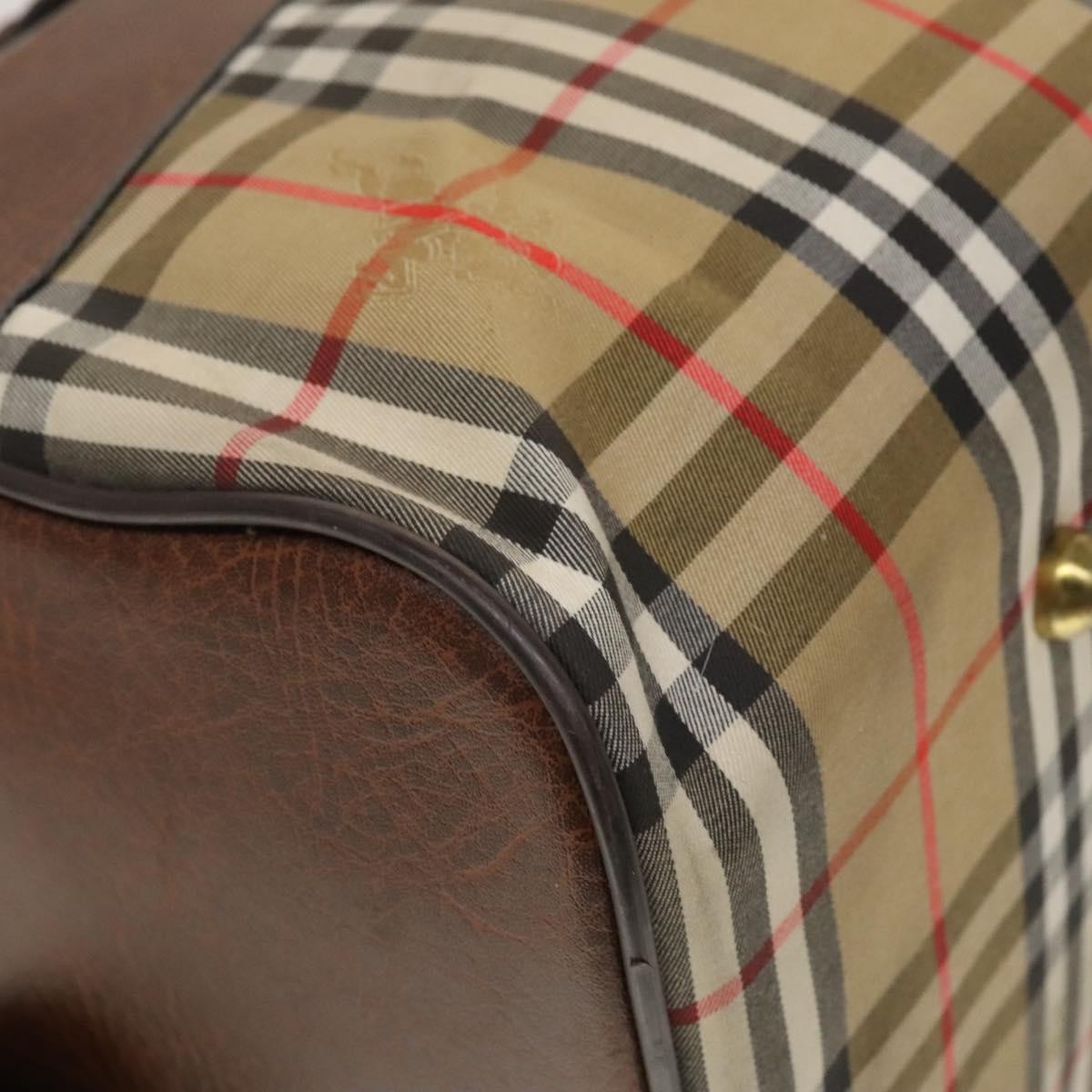 Burberry Nova check boston bag Canvas