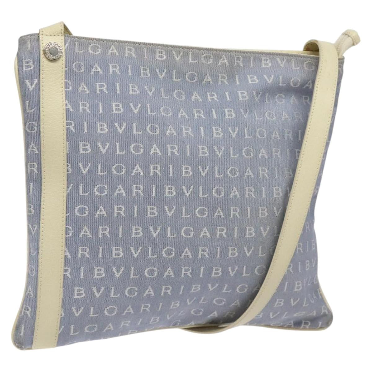 Bvlgari B.Zero1 Logomania Bag Canvas with Leather