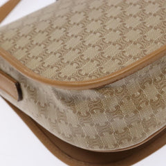 Celine Vintage Triomphe Shoulder Bag Canvas