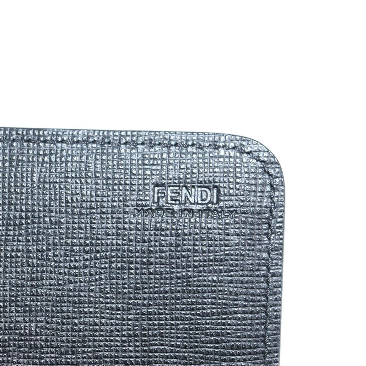 Fendi Monster Wallet on Chain Studded Leather