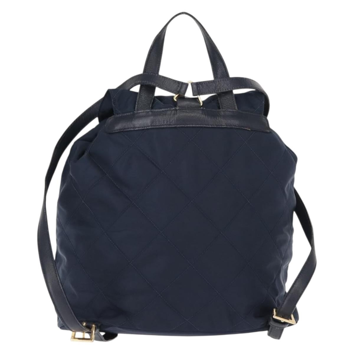 Prada Buckle Backpack Quilted Tessuto