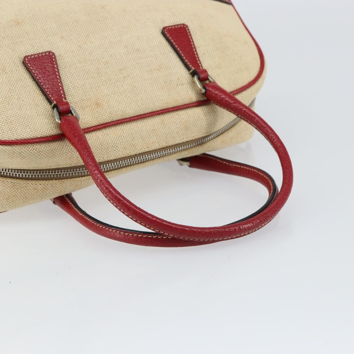 Prada Bowler Bag Canvas with Leather