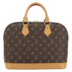 Louis Vuitton Alma Handbag Monogram Canvas