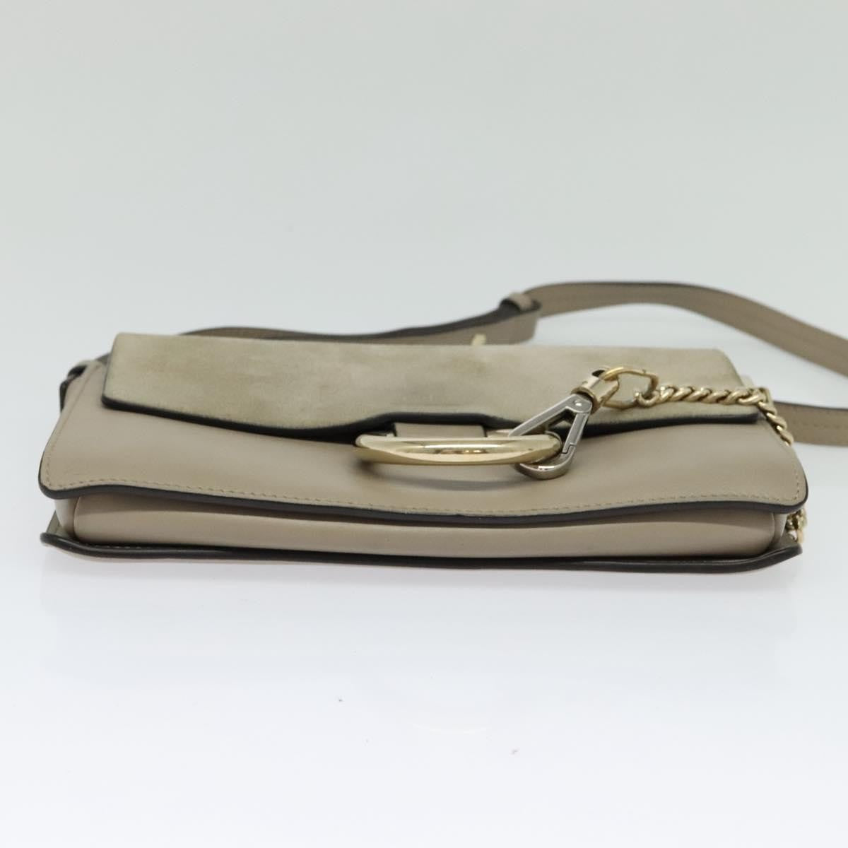 Chloe Faye Shoulder Bag Leather and Suede