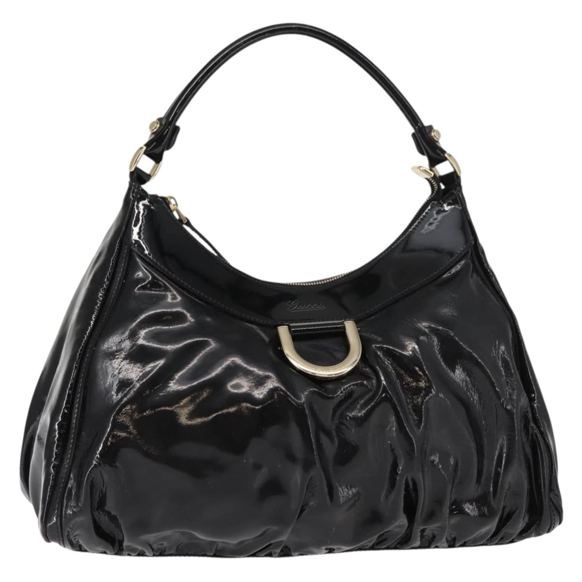 Gucci D Ring Hobo Patent