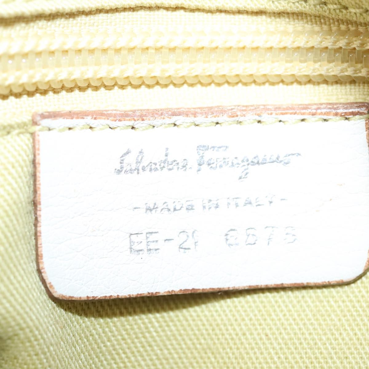 Salvatore Ferragamo Gancini handbag Leather