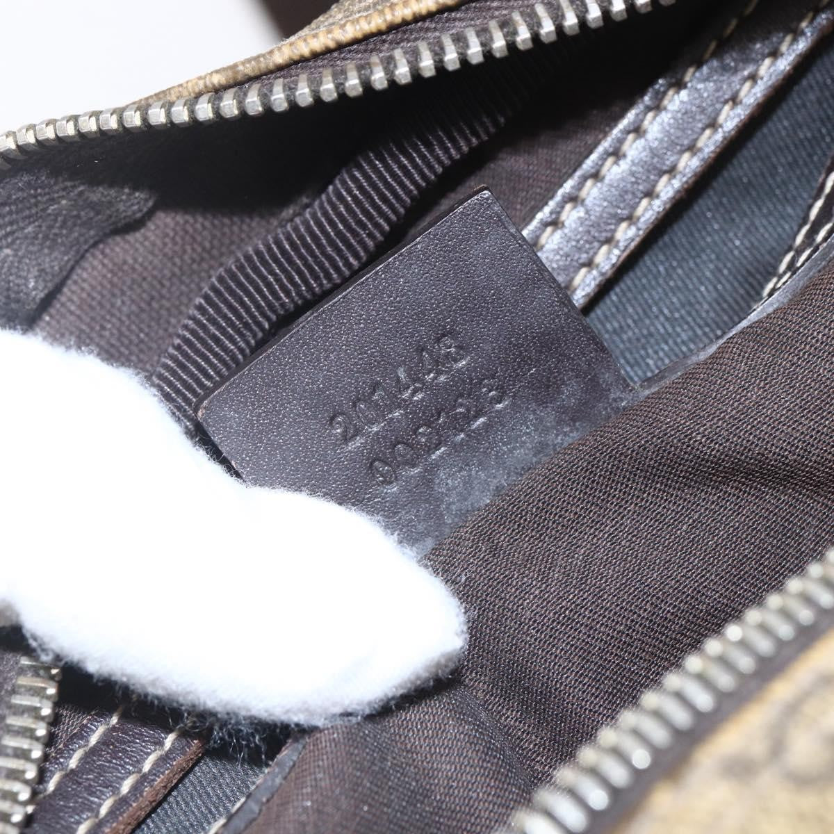 Gucci Front Zip Messenger GG Coated Canvas