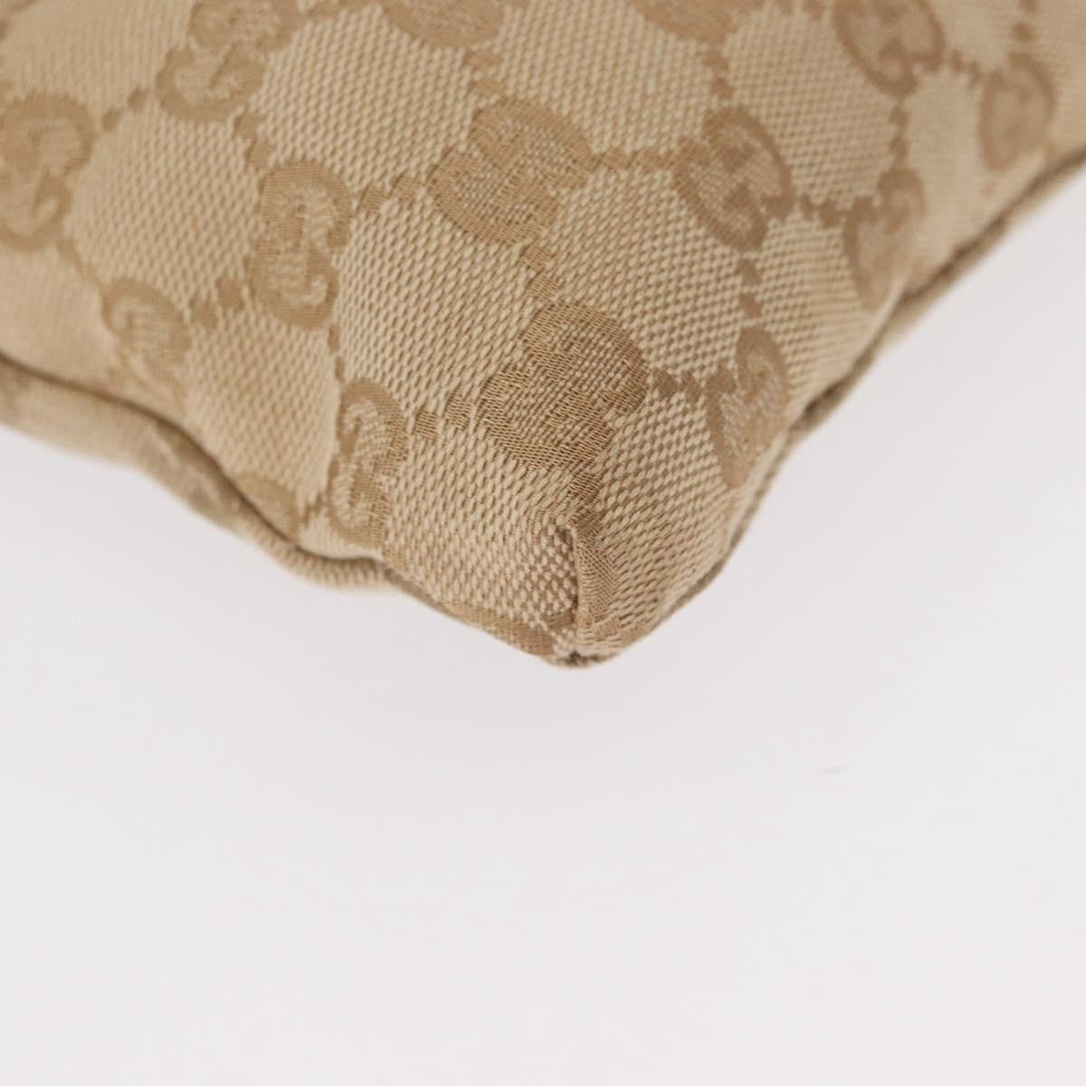 Gucci Vintage Double Belt Bag GG Coated Canvas with Leather