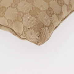 Gucci Vintage Double Belt Bag GG Coated Canvas with Leather