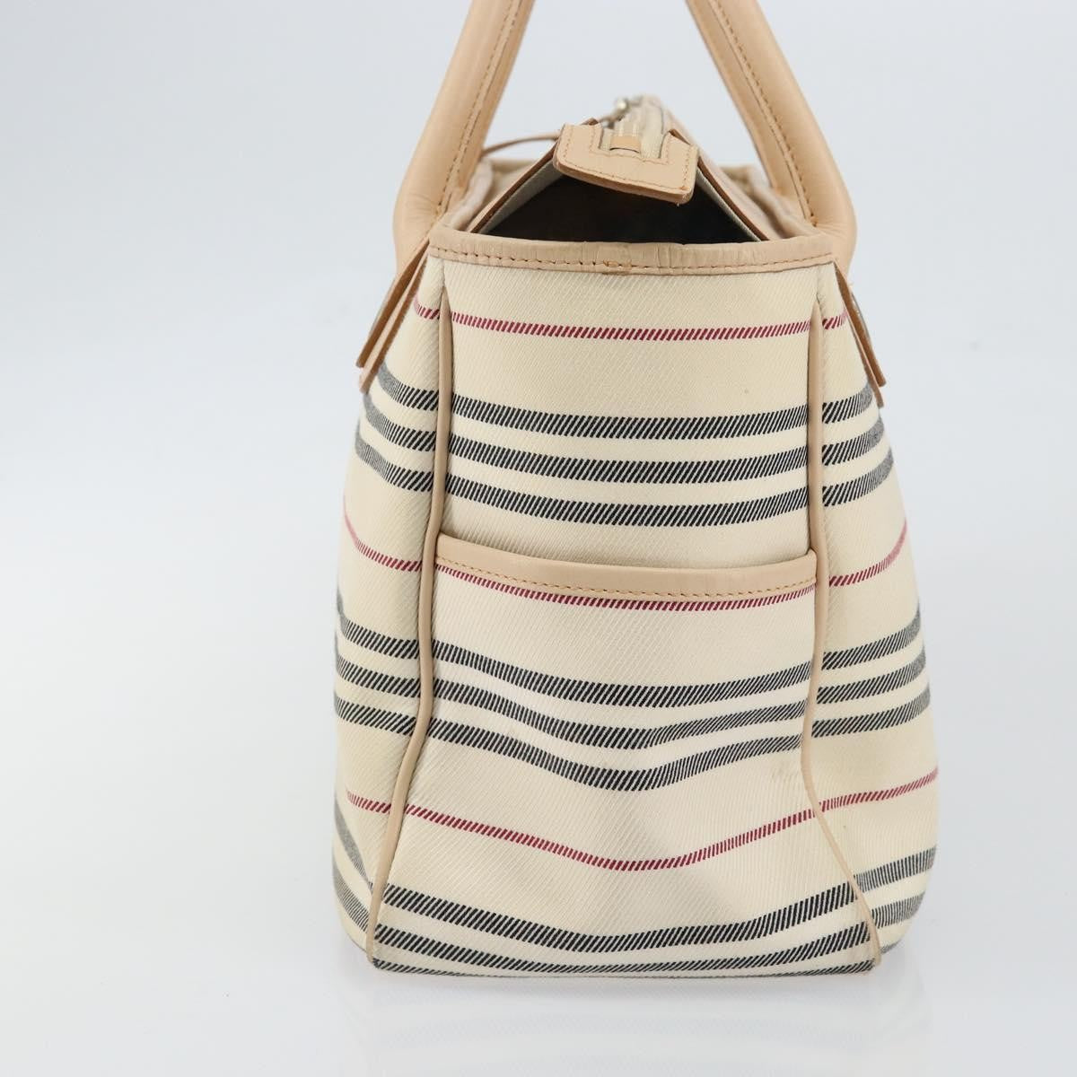 Burberry Nova Check Tote Canvas and Leather