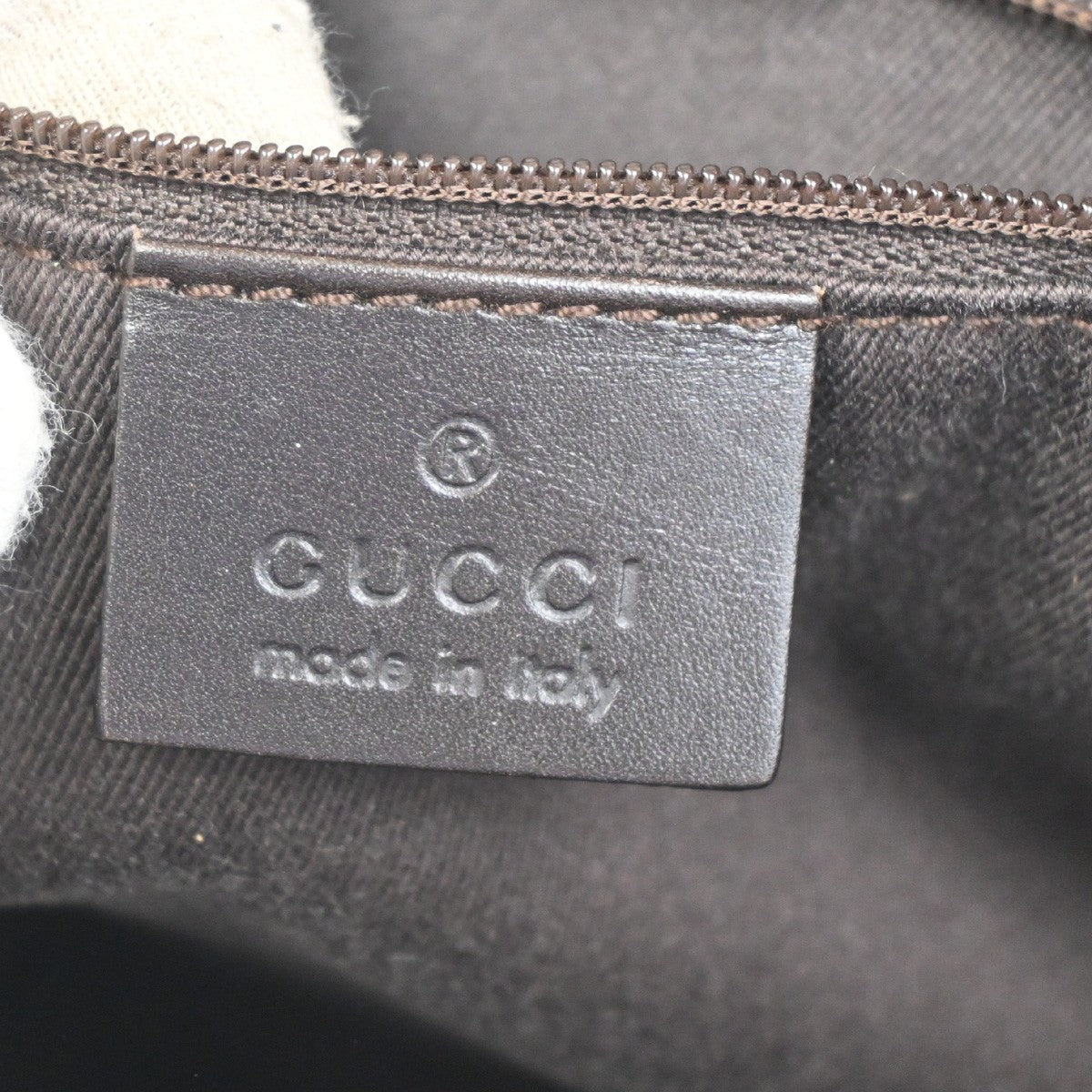 Gucci Vintage Shoulder Bag GG Coated Canvas