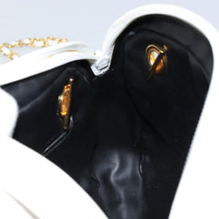 Bally Vintage Chain Shoulder Bag Quilted Leather