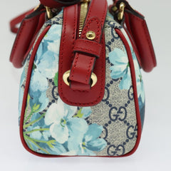 Gucci Convertible Boston Bag Blooms Print GG Coated Canvas