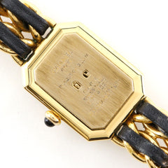 Chanel Premiere Rock Quartz Watch Plated Metal and Leather