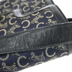 Celine C Macadam Shoulder bag Suede