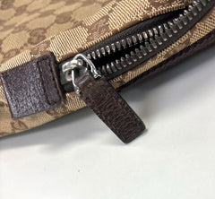 Gucci Vintage Front Pocket Flat Messenger GG Canvas