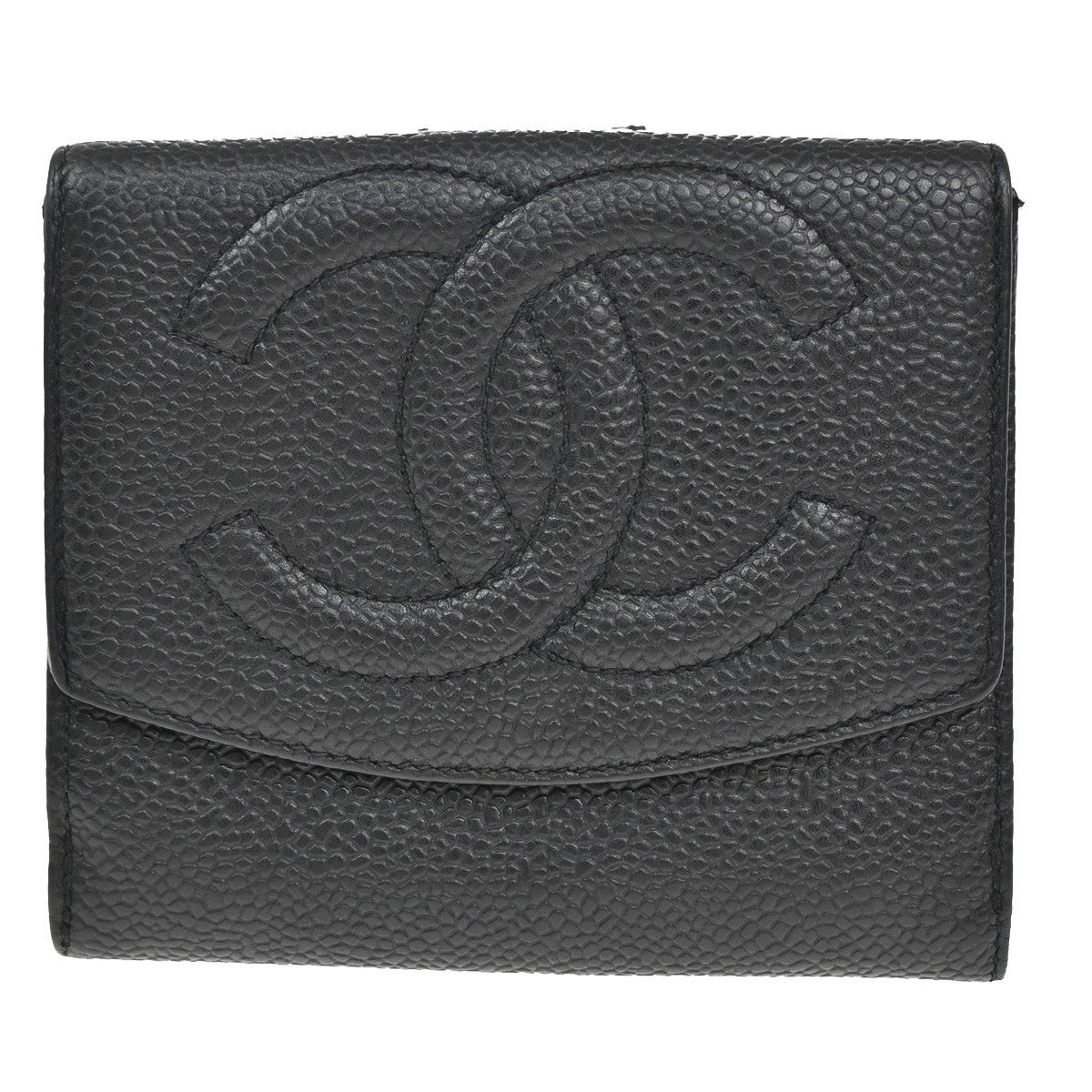 Chanel Timeless Trifold Wallet Leather